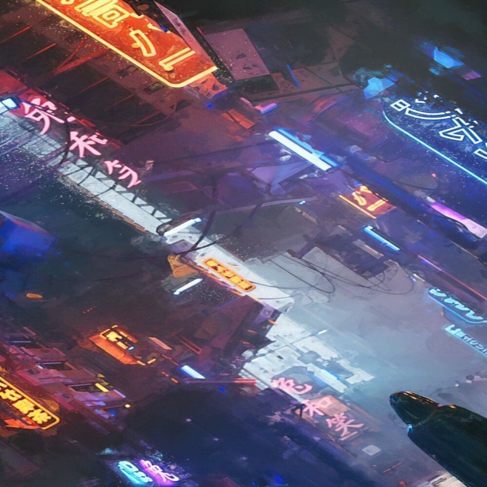 Neon Cyberpunk City